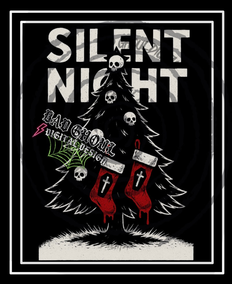 Silent Night PNG DOWNLOAD Black Fab Only