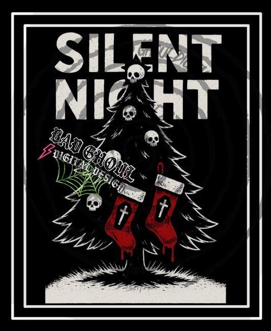 Silent Night PNG DOWNLOAD Black Fab Only