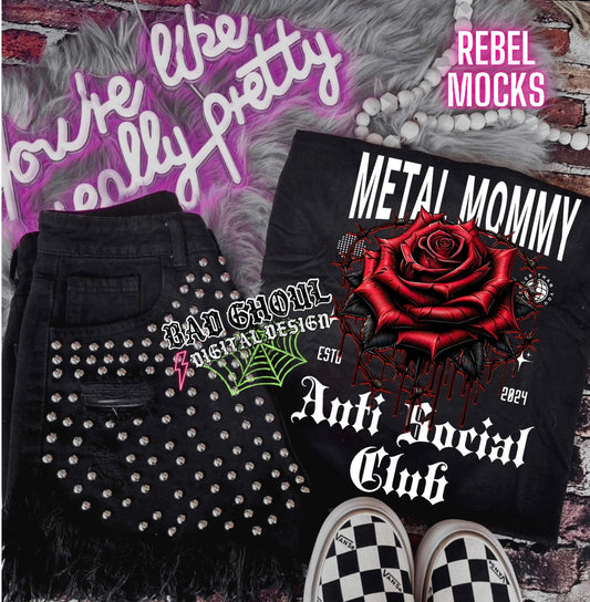 Metal Mommy & Mini PNG Download