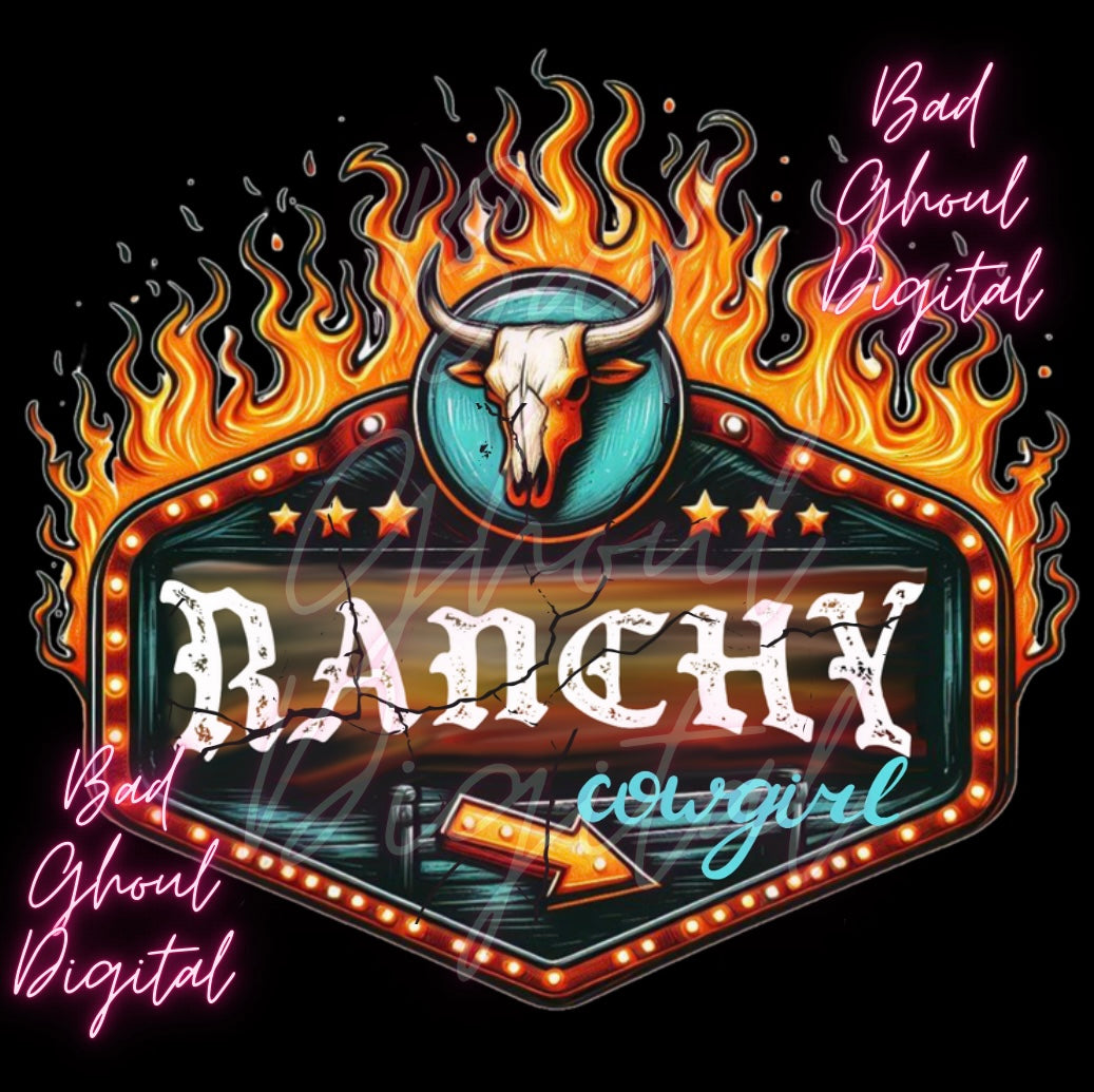 Ranchy PNG Digital Download DTF and Sub Friendly