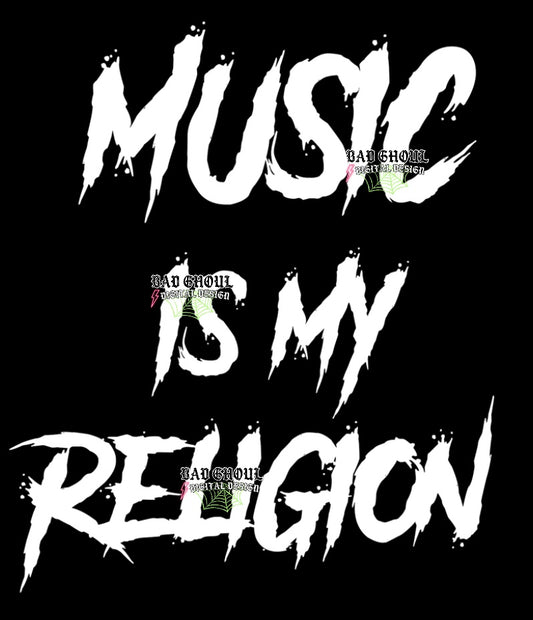 Music is My Religion PNG Download