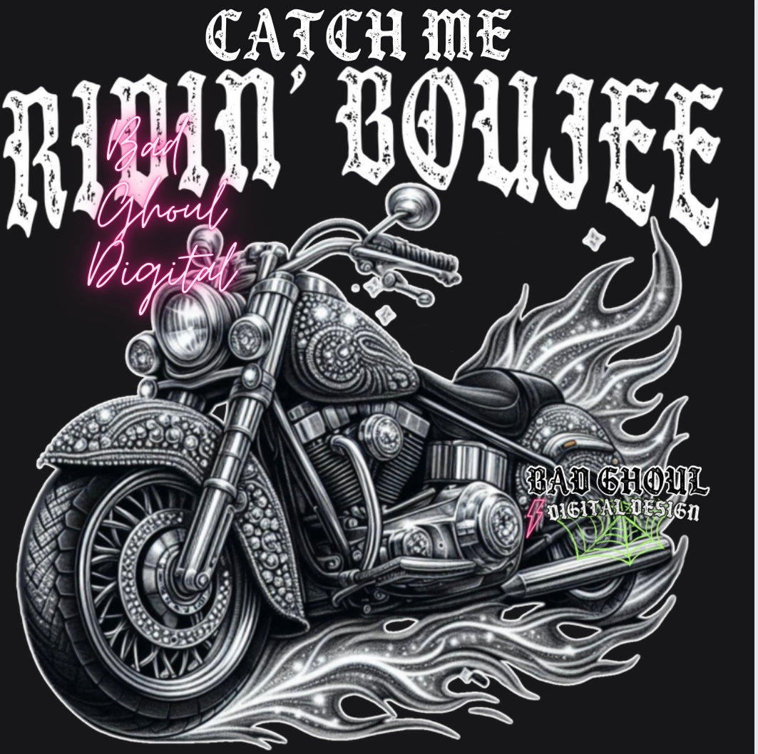 Ridin’ Boujee PNG Download Sub and DTF Friendly