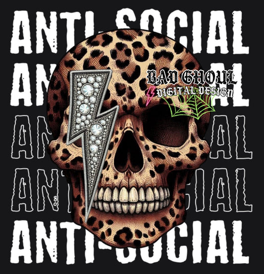 Antisocial Faux Bling PNG Download