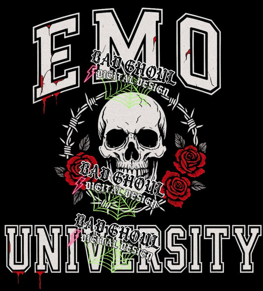Emo University PNG DOWNLOAD Black Fab Only