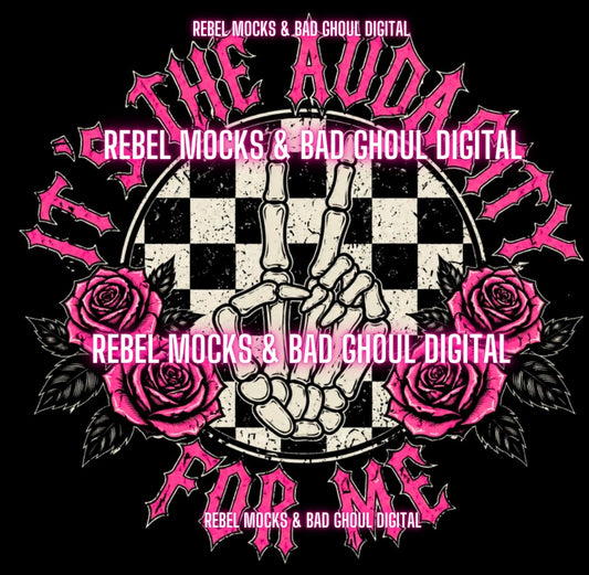 Audacity | Black Fabric |PNG DOWNLOAD