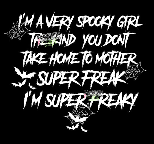 Very Spooky Girl Super Freak PNG Download