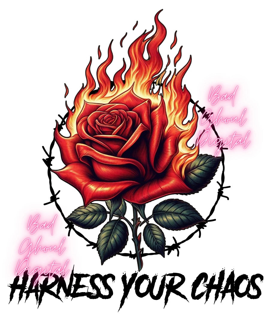 Harness Your Chaos PNG Download two files Sub and DTF