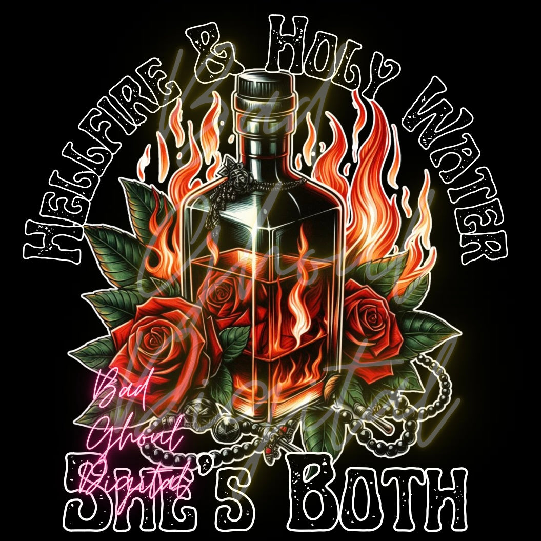 Hellfire & Holy Water DTF and Sub PNG Download 2 Files