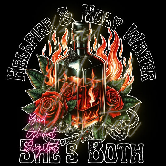 Hellfire & Holy Water DTF and Sub PNG Download 2 Files