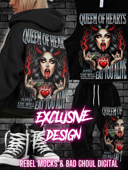 EXCLUSIVE Queen Of Hearts PNG Download