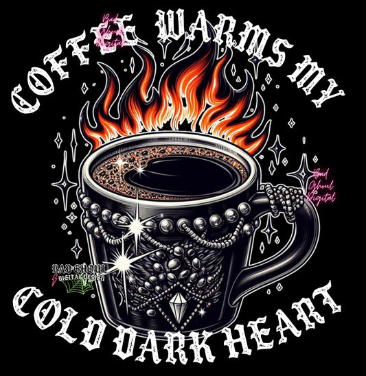 Coffee Warms Download PNG DTF