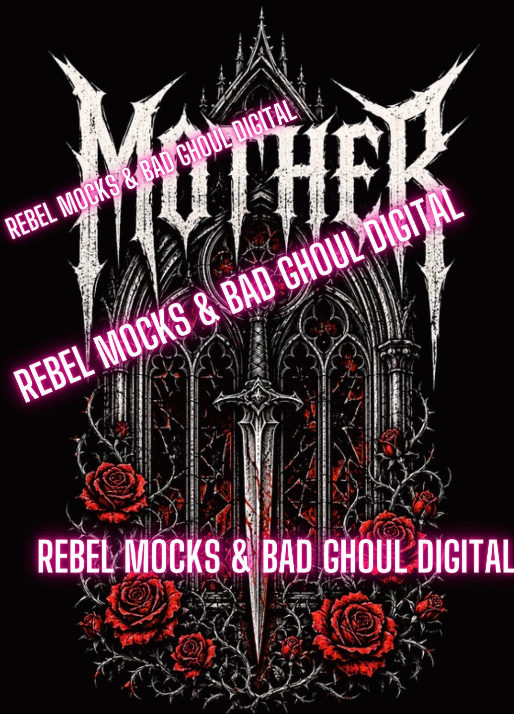 Mother| PNG DOWNLOAD BLACK FAB ONLY
