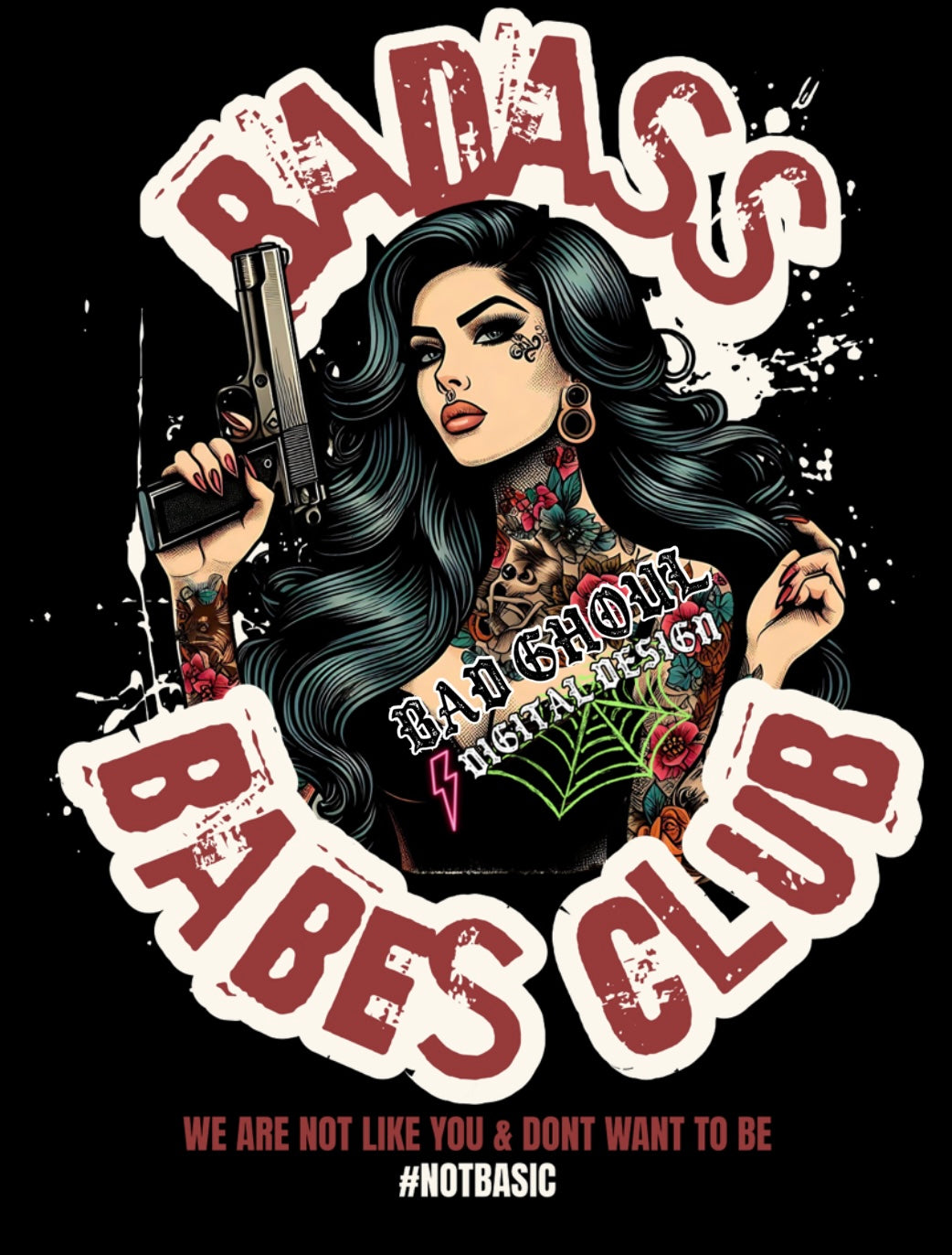Badass Babes Club PNG Download