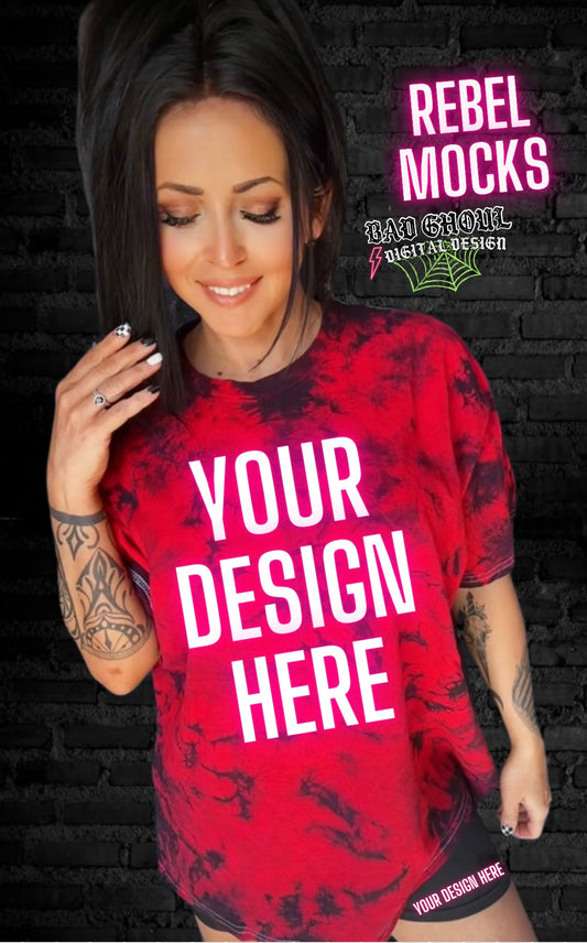 Red & Black IRL Model Mock VIBIN