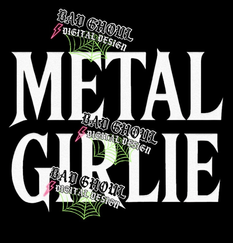 Metal Girlie PNG DOWNLOAD BLACK FAB ONLY
