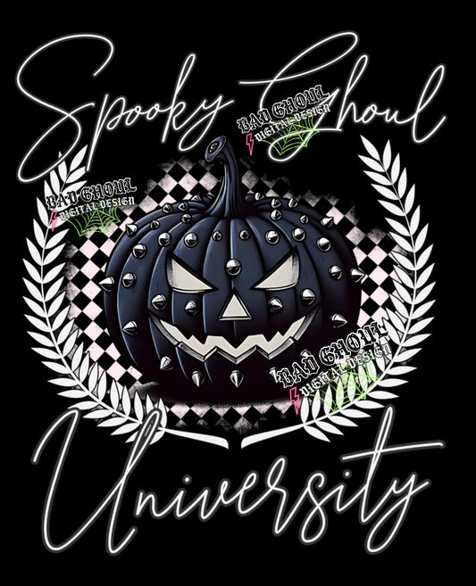Spooky Ghoul University PNG download