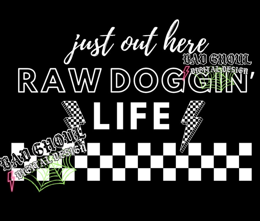 Raw doggin life PNG Download