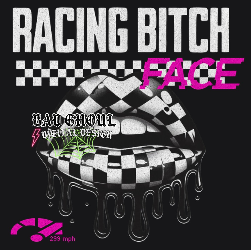 Racing Bitch Face PNG Download