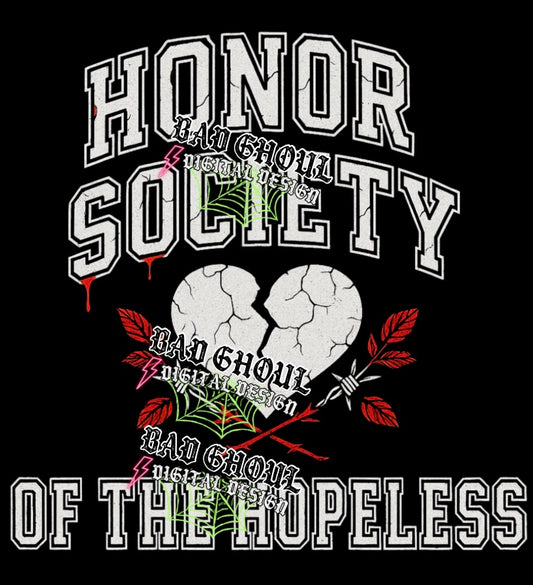 Honor Society PNG DOWNLOAD Black Fab Only