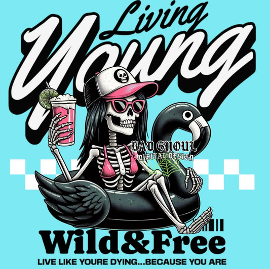Living Young Wild & Free PNG Download