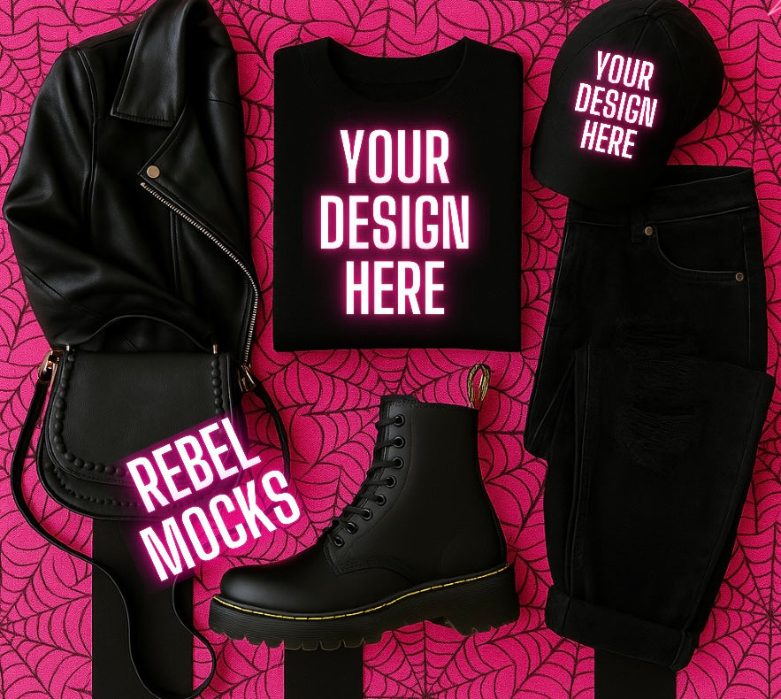 Sweatshirt Goth Edgy Alternative Mock  Up