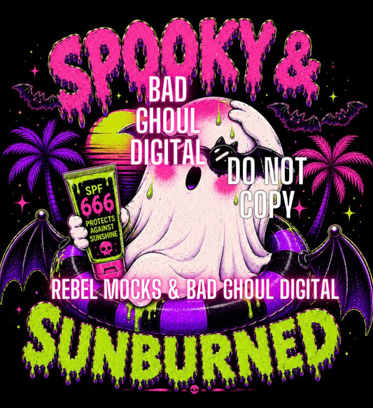 Sunburned | PNG DOWNLOAD | Black Fabric Only