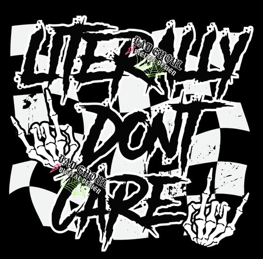 Literally Dont Care PNG Download