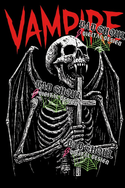 Vampire PNG DOWNLOAD black fabric only
