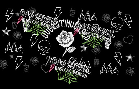 Tumbler / Cup Wrap PNG DOWNLOAD Black Cups Only