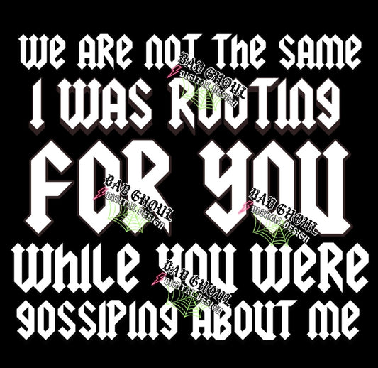 We Are Not The Same PNG Download