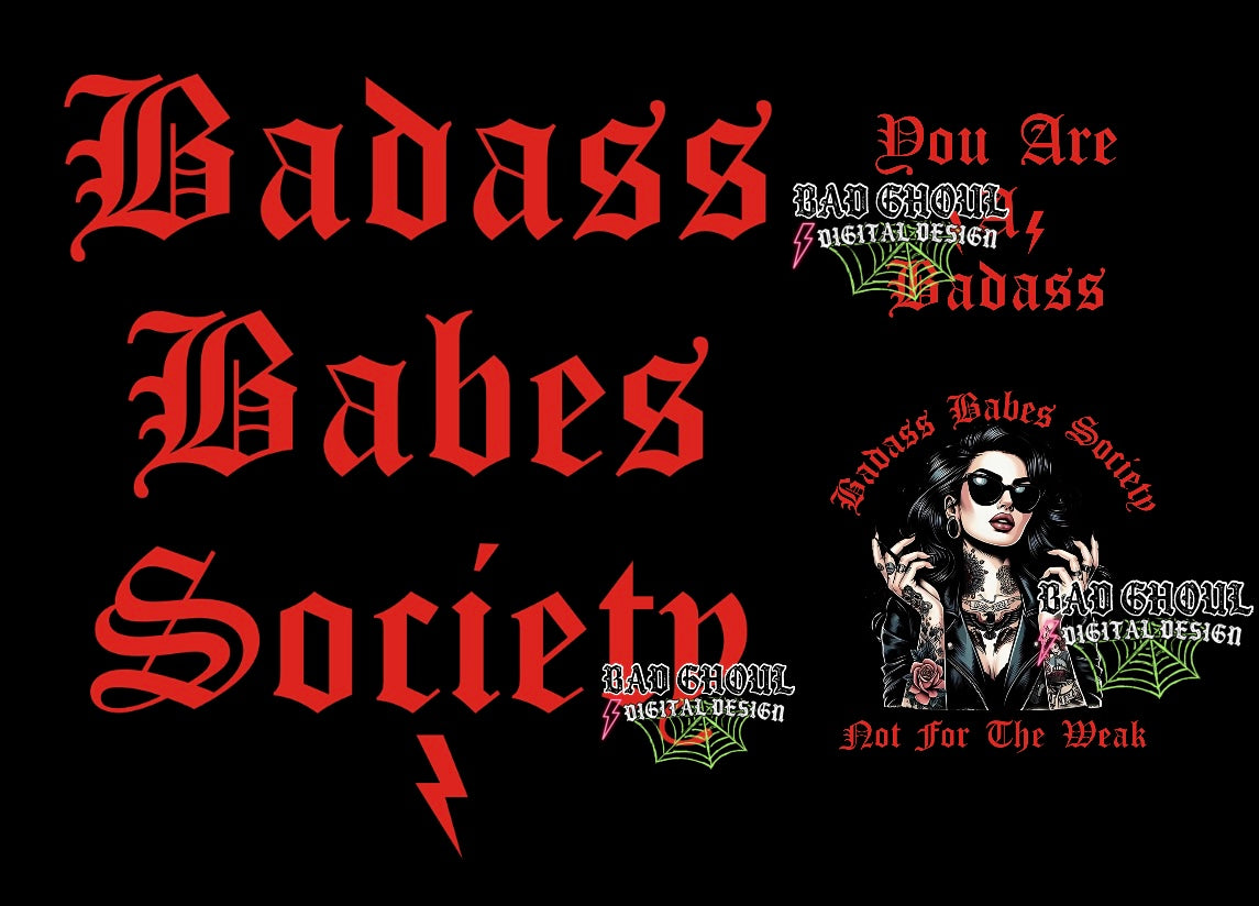 Badass Babes PNG Download 3 Files