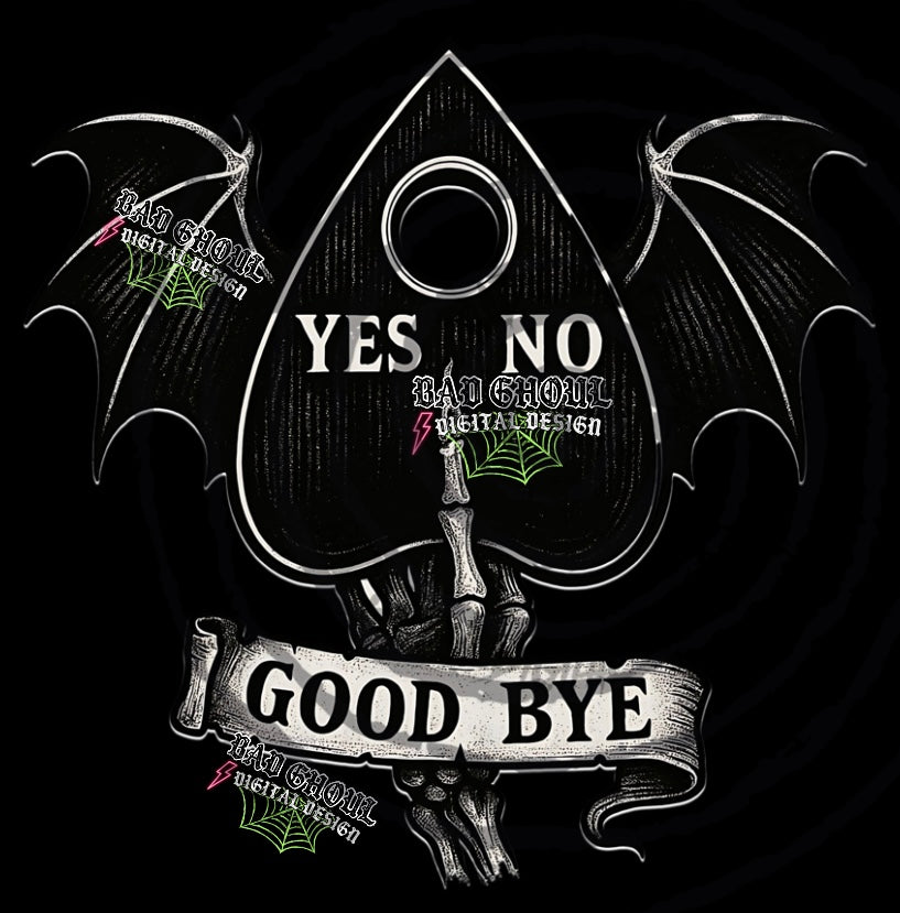 Good Bye PNG DOWNLOAD Black Fab Only