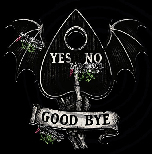 Good Bye PNG DOWNLOAD Black Fab Only