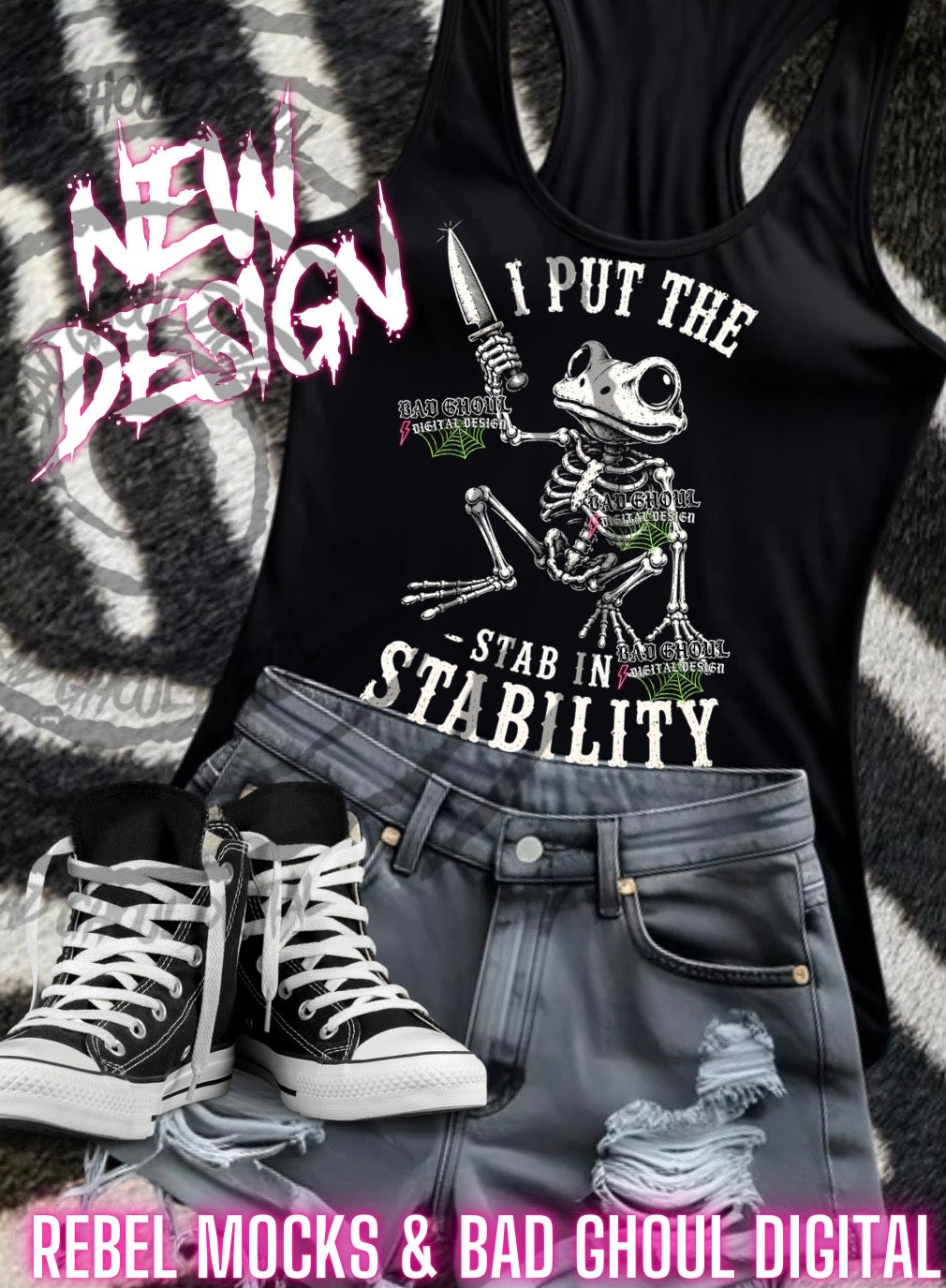 Silly Frog Bundle | Black Fabric|PNG DOWNLOAD