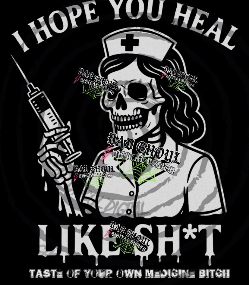 Heal like Shit PNG DOWNLOAD Black Fab Only