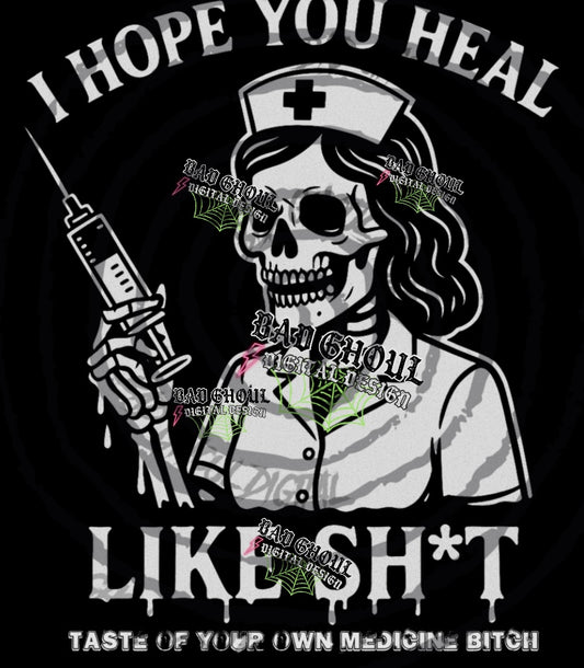 Heal like Shit PNG DOWNLOAD Black Fab Only