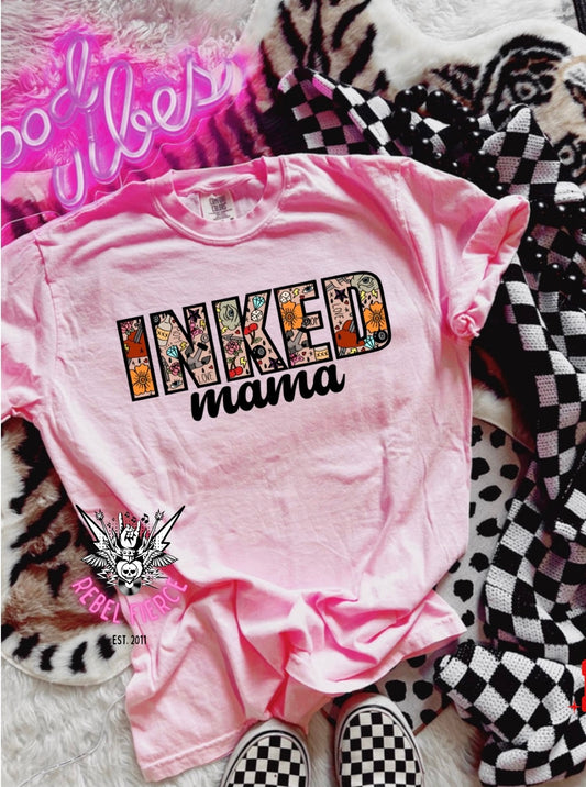 Inked Mama Comfort Color Pink