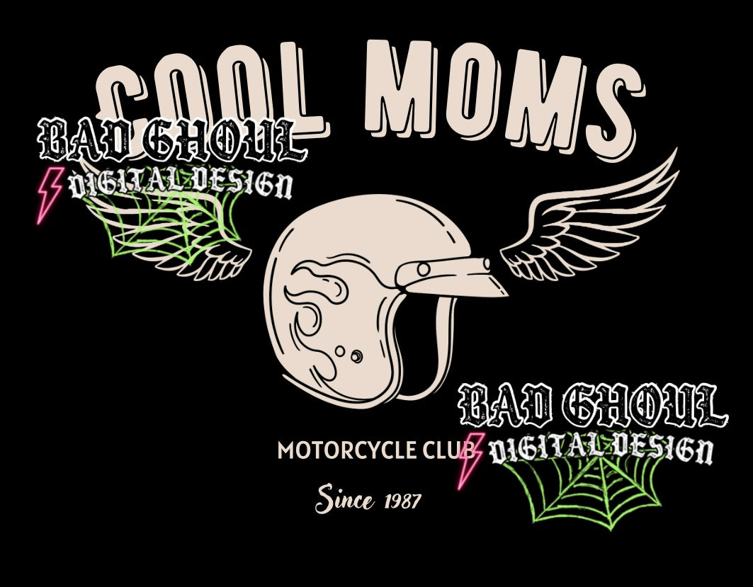 Cool Moms PNG Download 2 Files Sub & DTF