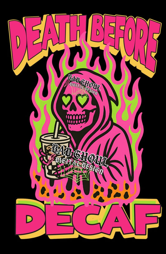 Death Before Decaf  PNG Download