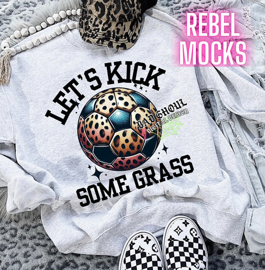Let’s kick some grass PNG Download