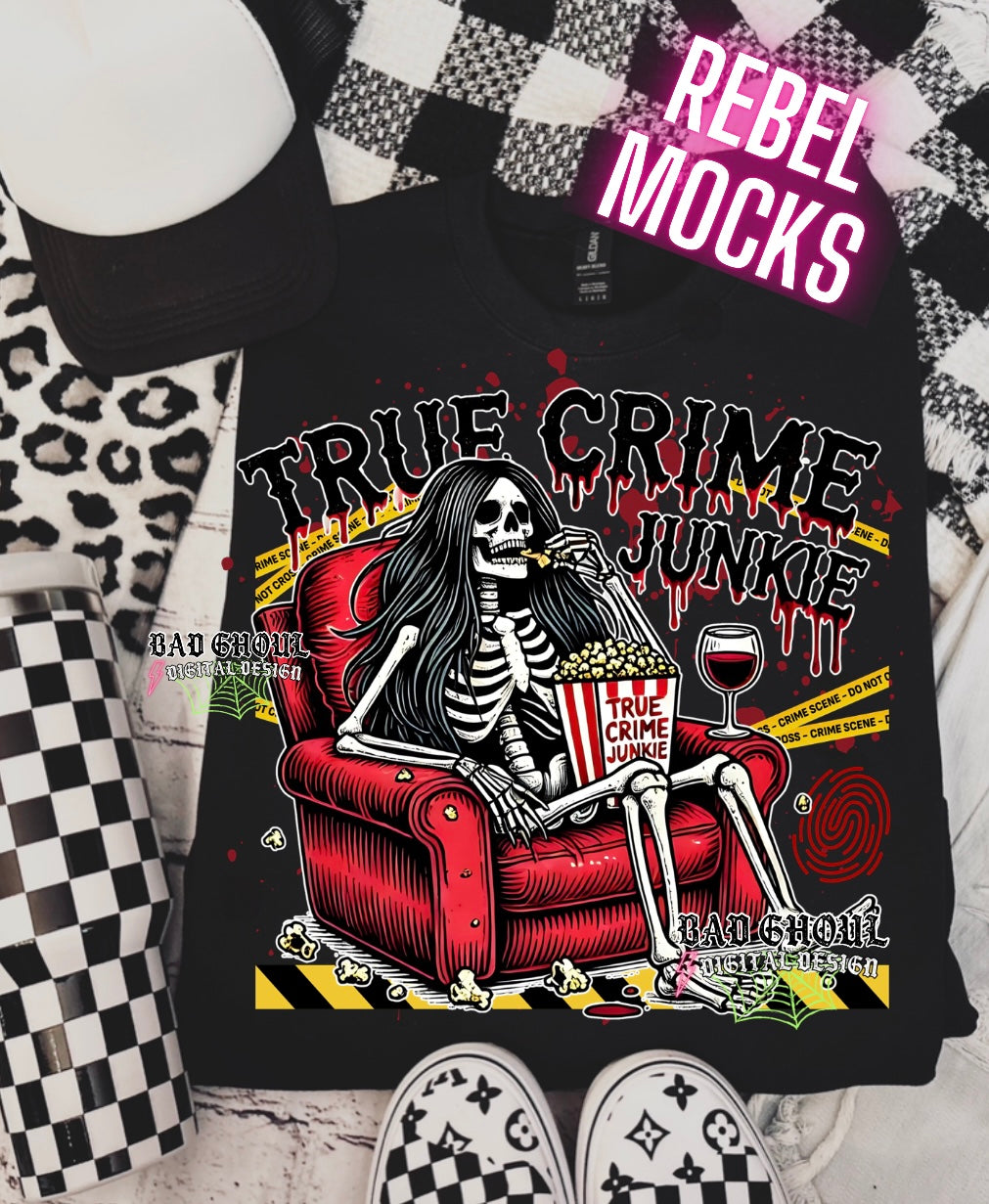 True Crime Junkie PNG Download
