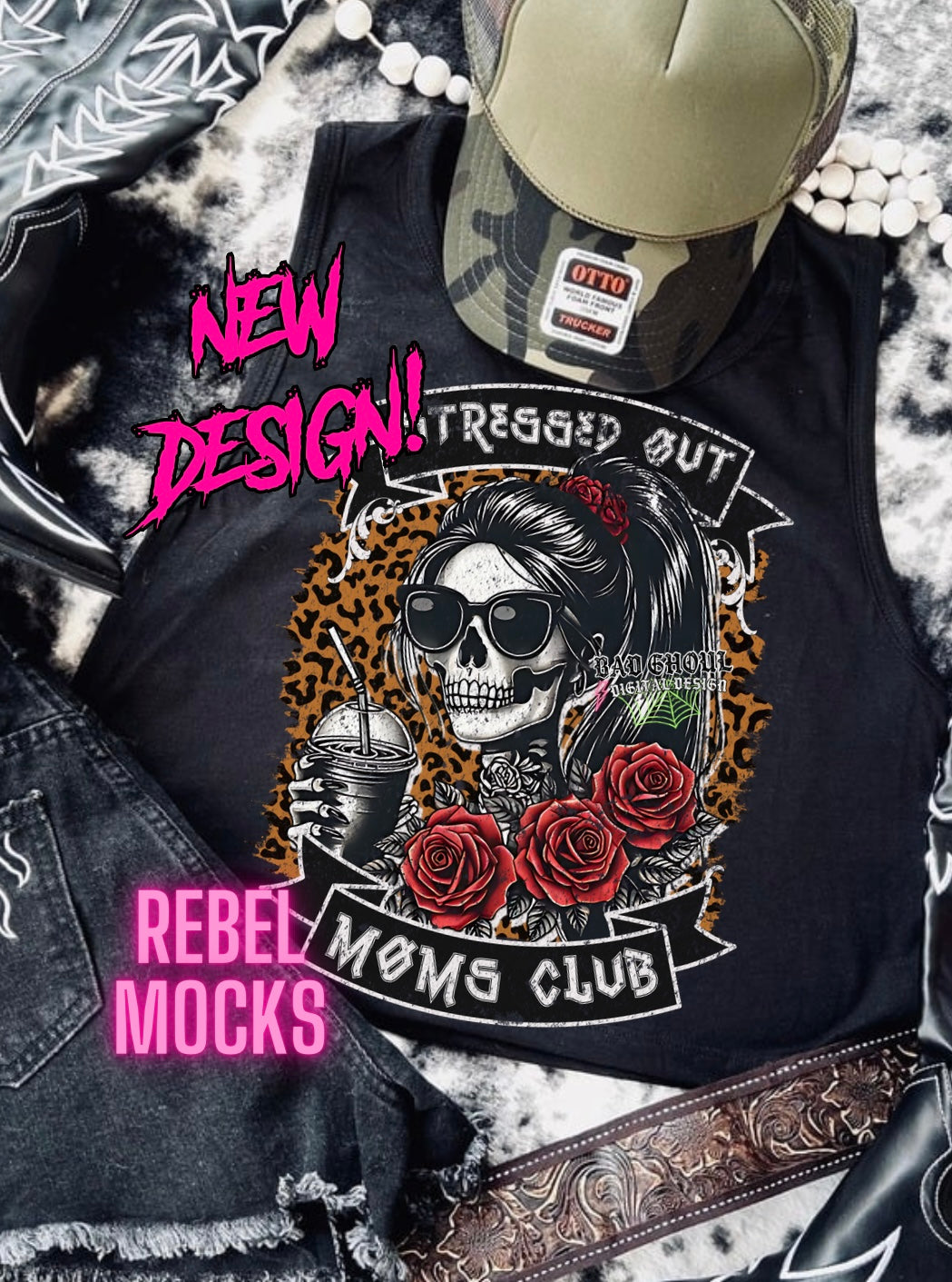 Stressed Out Moms Club PNG download
