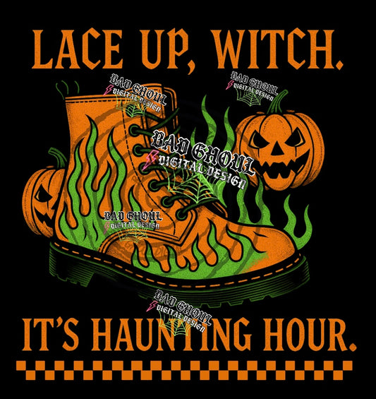 Lace Up Witch Black Fabric PNG DOWNLOAD