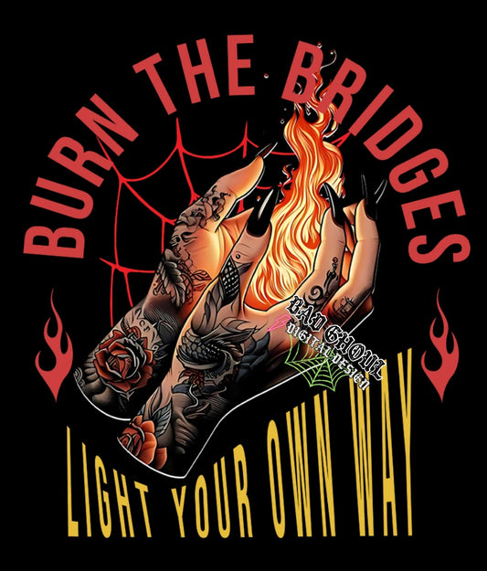 Burn The Bridges PNG Download