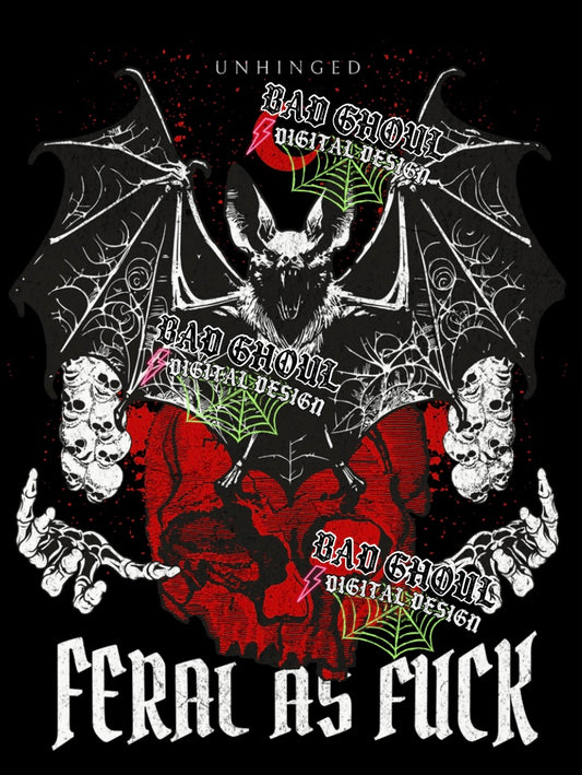 Feral As Fuck PNG DOWNLOAD