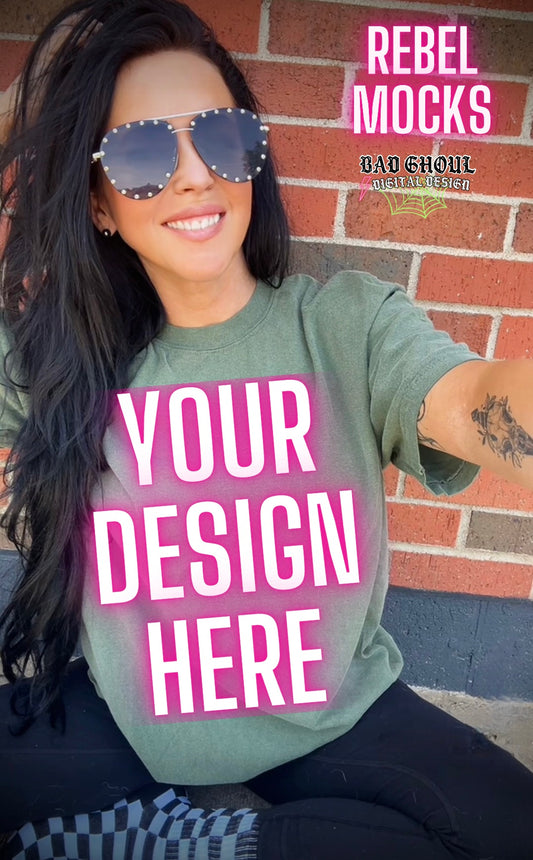 CC Hemp Trendy Model Mock Up