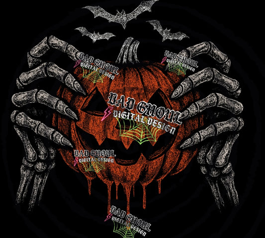Skelly Hands Black Fab PNG DOWNLOAD
