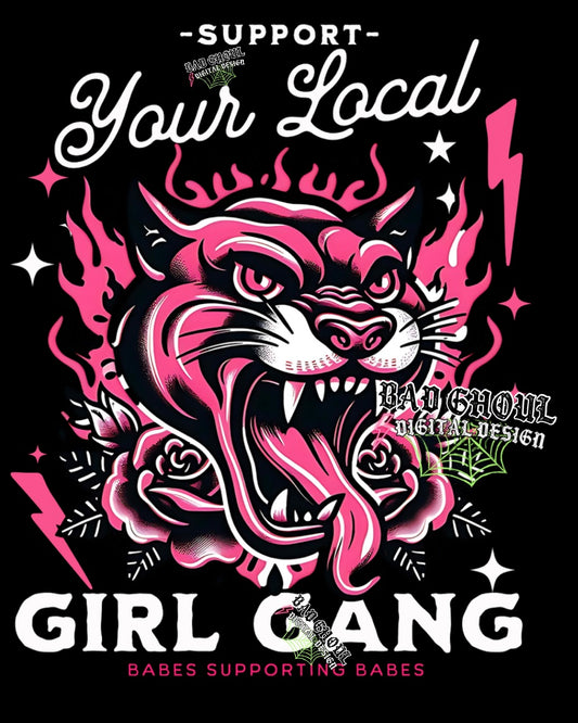 Support Your Local Girl Gang PNG Download
