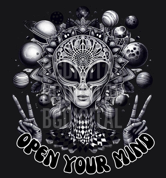 SUB and DTF Open Your Mind PNG