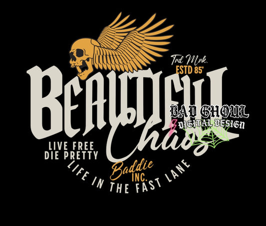 Beautiful Chaos  PNG Digital Download